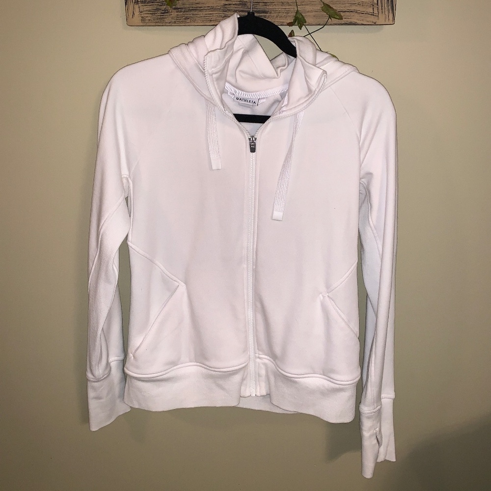 Athleta Triumph Hoodie White